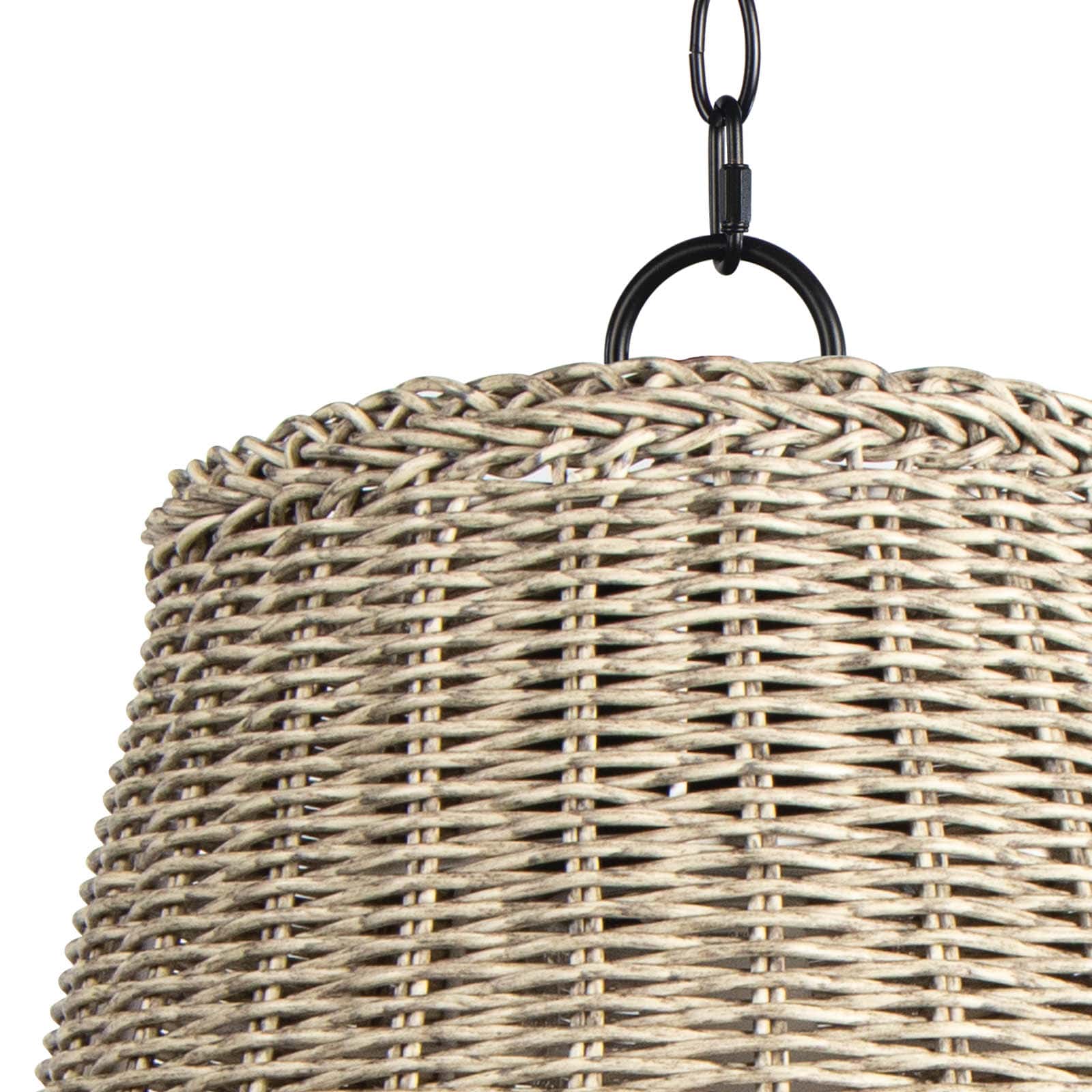 Augustine Outdoor Pendant Small Weathered White By Regina Andrew | Pendant Lamps | Modishstore - 3