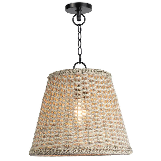 Augustine Outdoor Pendant Large Weathered White By Regina Andrew | Pendant Lamps | Modishstore