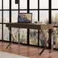 Modrest Ferris Modern Walnut Office Desk | Modishstore | Desks