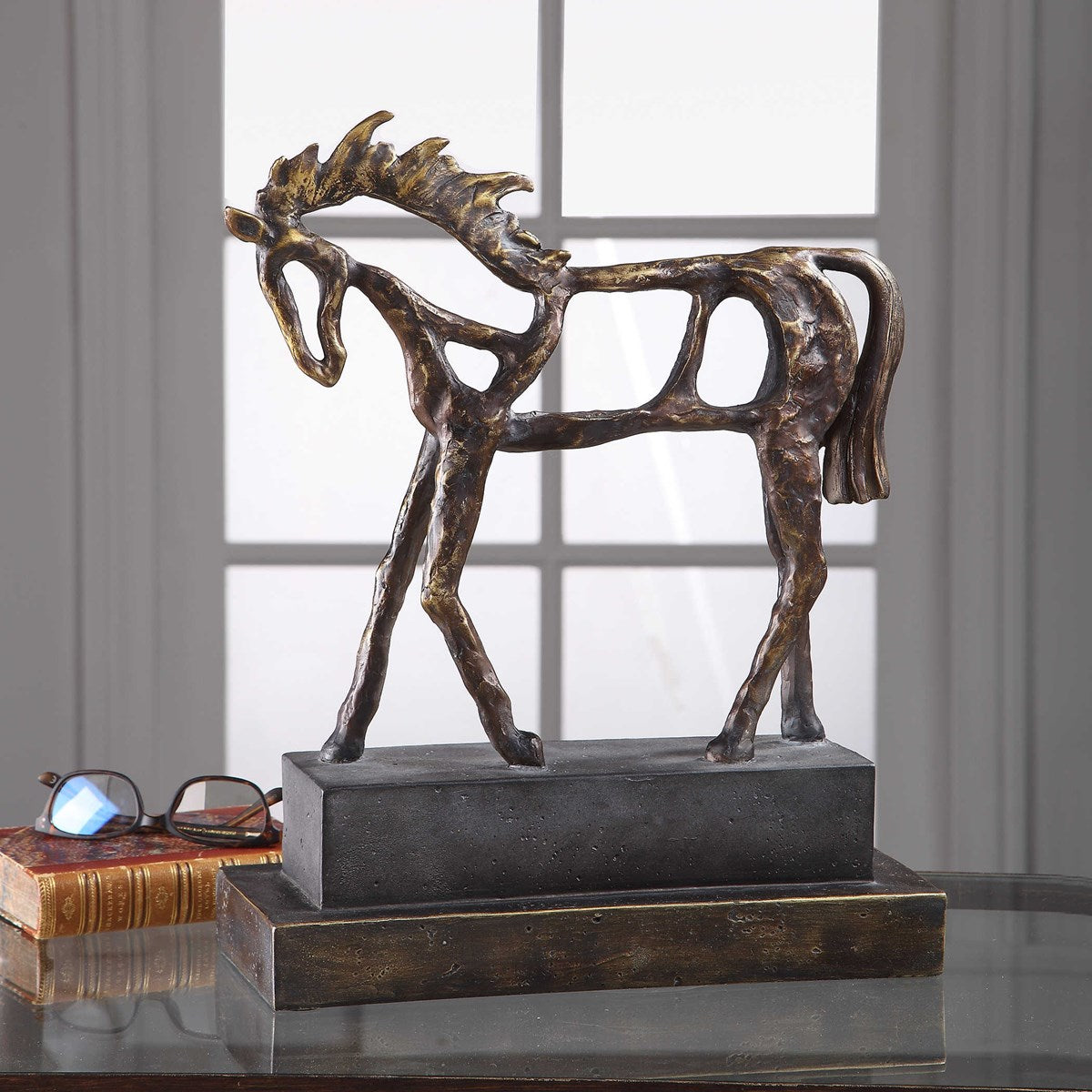 Uttermost Titan Horse Sculpture | Modishstore | Sculptures-4
