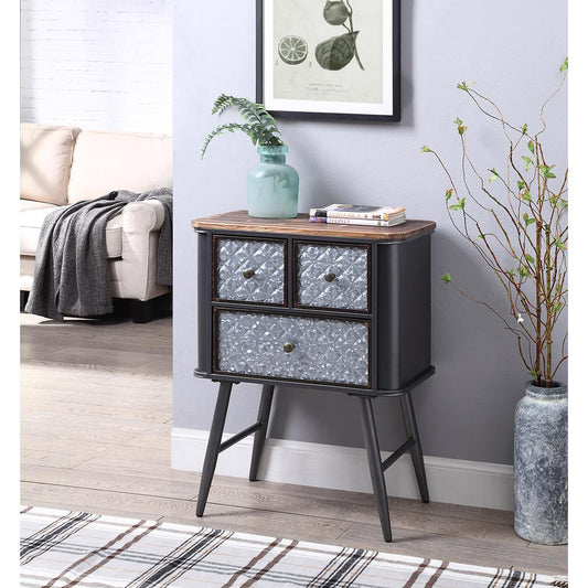 Forester Collection 3 Drawer Side Table By 4D Concepts | Drawers | Modishstore