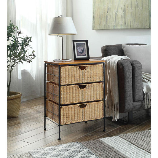 3 Drawer Wicker By 4D Concepts | Drawers | Modishstore