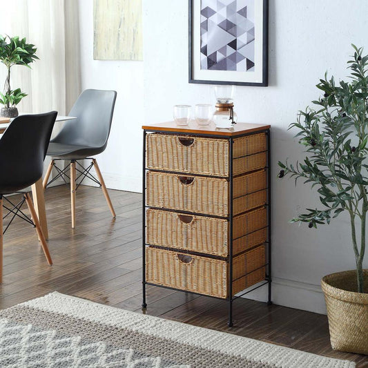 4 Drawer Wicker By 4D Concepts | Drawers | Modishstore