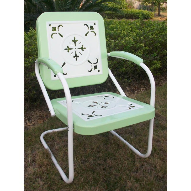 Metal Chair Retro By 4D Concepts - 71340 | Outdoor Chairs | Modishstore