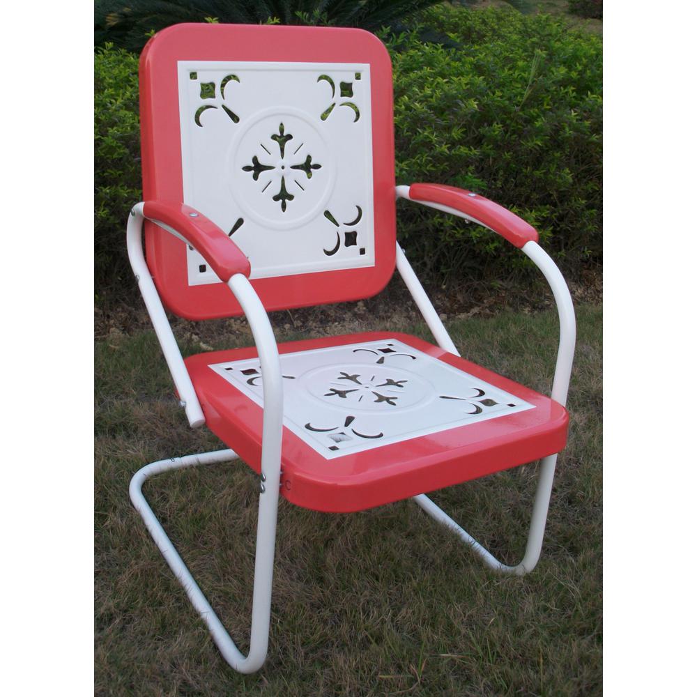 Metal Chair Retro By 4D Concepts - 71540 | Outdoor Chairs | Modishstore