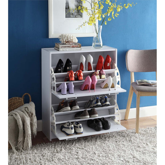 Deluxe Double Shoe Cabinet By 4D Concepts | Cabinets | Modishstore