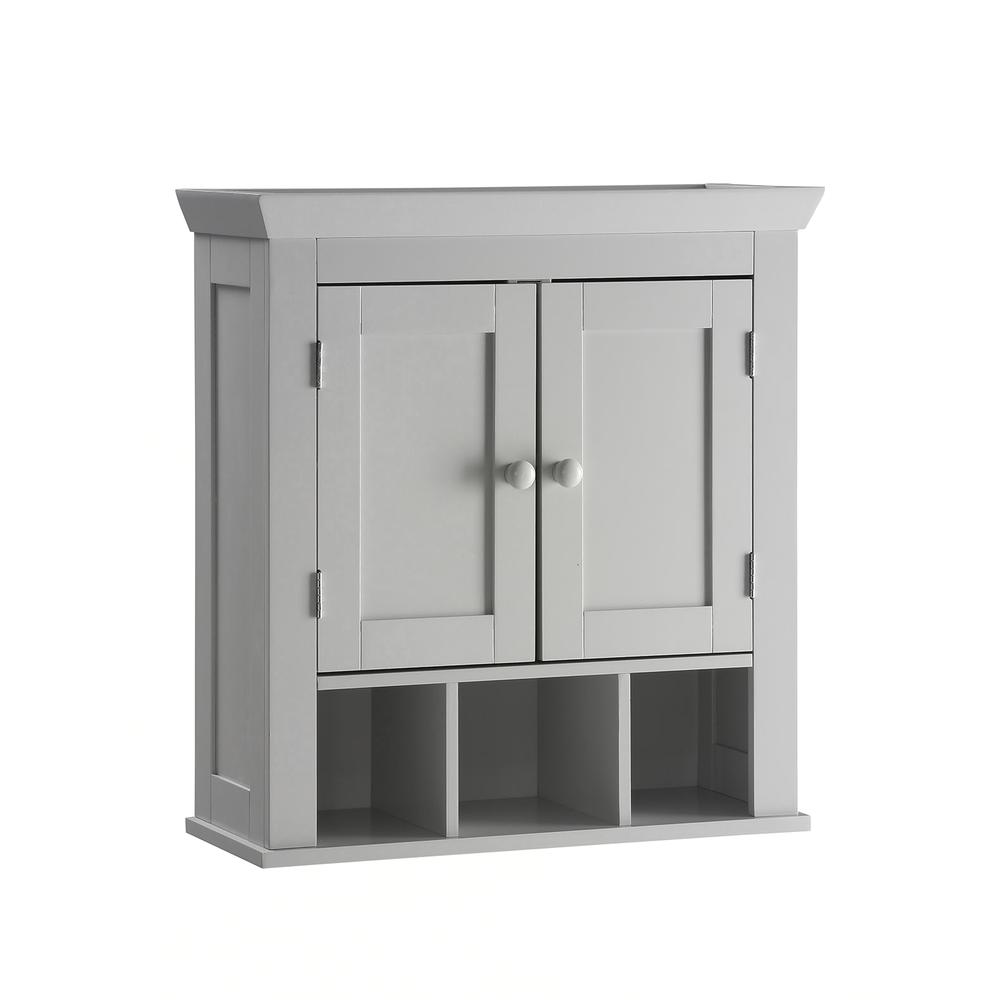 Rancho Wall Cabinet/Gray By 4D Concepts | Wall Shelf | Modishstore - 2