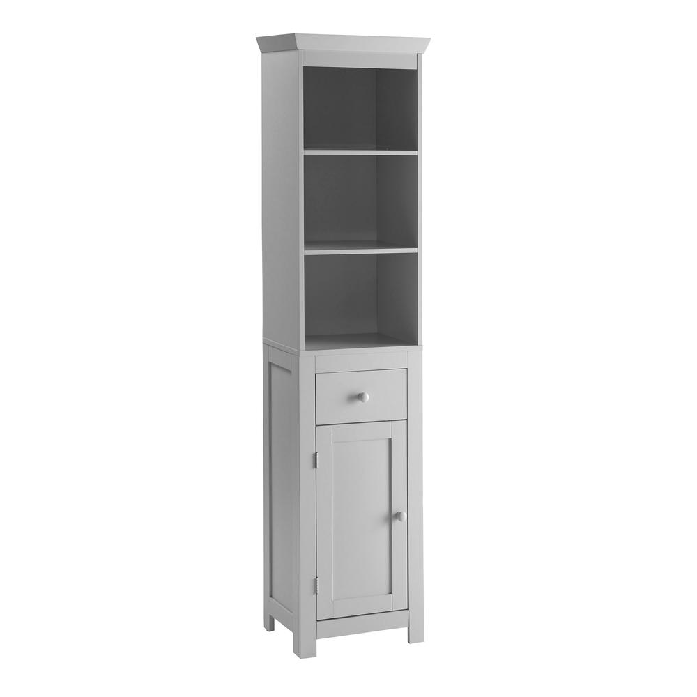 Rancho Tower Cabinet/Taupe By 4D Concepts | Cabinets | Modishstore - 2