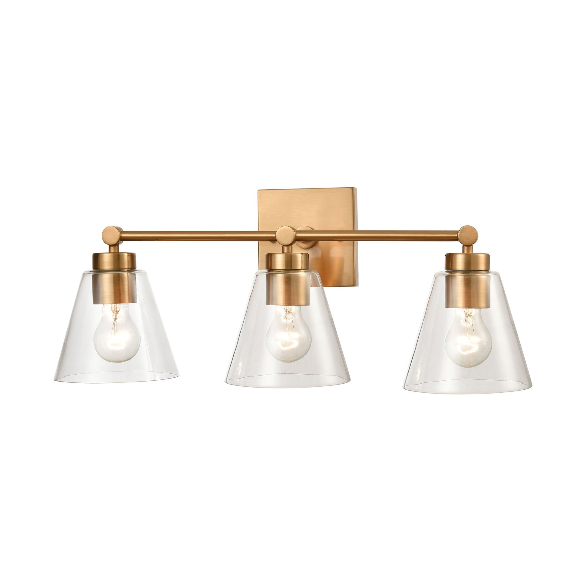 East Point 3-Light Vanity Light with Clear Glass by ELK Lighting-2