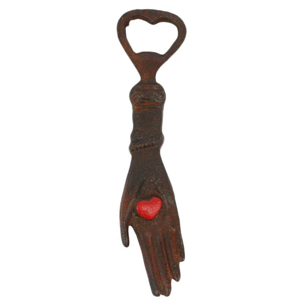 HomArt Hand With Heart Bottle Opener - Natural - Set of 6-2
