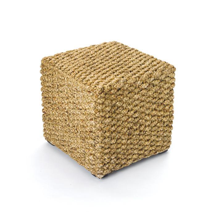 Woven Square Stool by GO Home