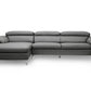Baxton Studio Voight Gray Modern Sectional Sofa | Modishstore | Sofas