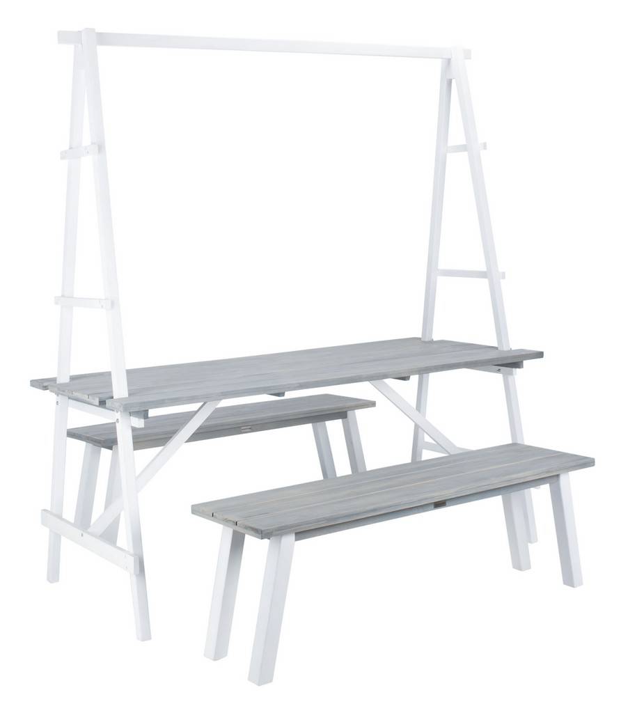 Safavieh Willamy 3 Pc Dining Set | Outdoor Dining Sets |  Modishstore  - 2