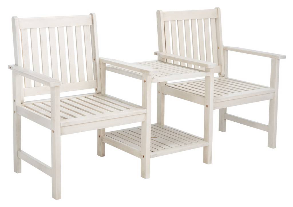Safavieh Brea Twin Seat Bench | Outdoor Stools & Benches |  Modishstore  - 7