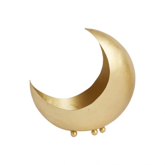 Shadow Crescent Moon Planter Set Of 4 by Accent Decor | Planters, Troughs & Cachepots | Modishstore - 3