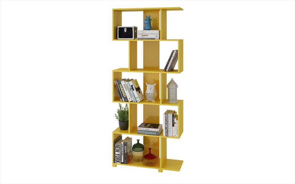 Accentuations by Manhattan Comfort Charming Petrolina Z- Shelf with 5 shelves | Bookcases | Modishstore-7
