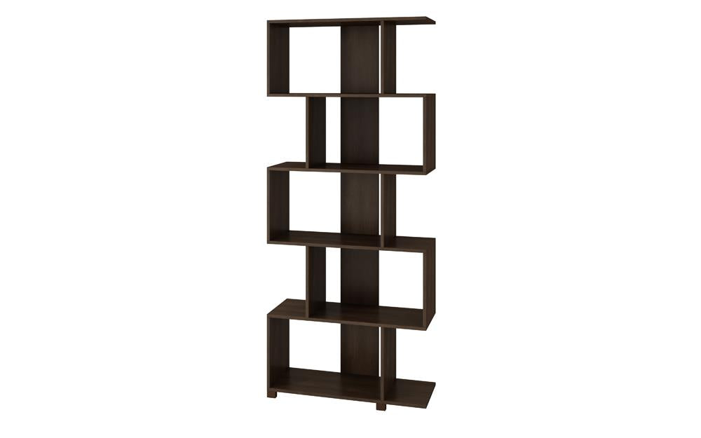 Accentuations by Manhattan Comfort Charming Petrolina Z- Shelf with 5 shelves | Bookcases | Modishstore-4