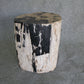 Petrified Wood Log Stool 16in (h) x 14in x 13in - 190.22 | Petrified Wood Stools | Modishstore