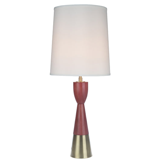 A&B Home Harlow Red Table Lamp With Shade | Table Lamps | Modishstore
