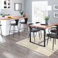 LumiSource Waco Upholstered Chair | Modishstore | Dining Chairs