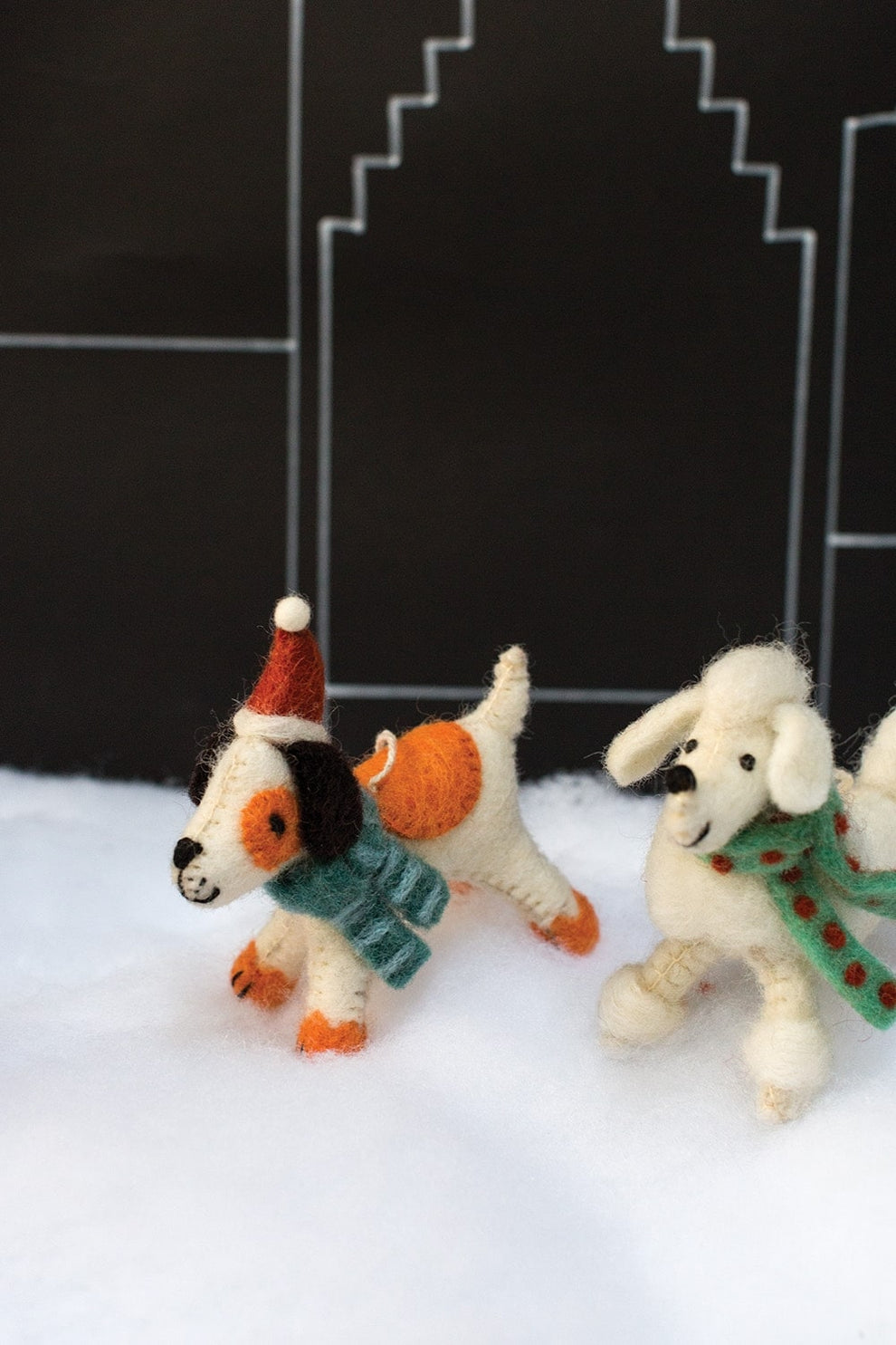 Fido Ornament Set of 3 By Accent Deocr | Ornaments | Modishstore - 1