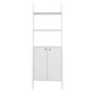 Manhattan Comfort Cooper Ladder Display Cabinet with 2 Floating Shelves  in White | Cabinets | Modishstore-2