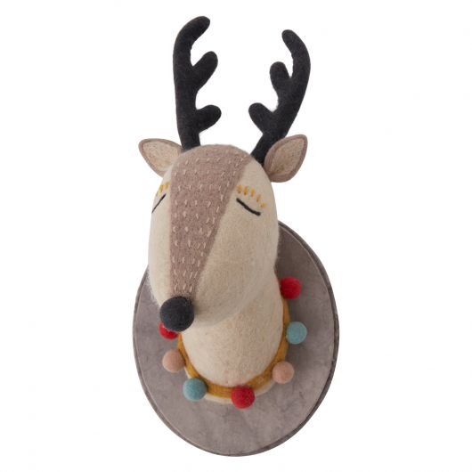 Winter Buddy Playful Animal Trophy Heads/Wall Mount By Accent Decor | Trophy Head | Modishstore - 5