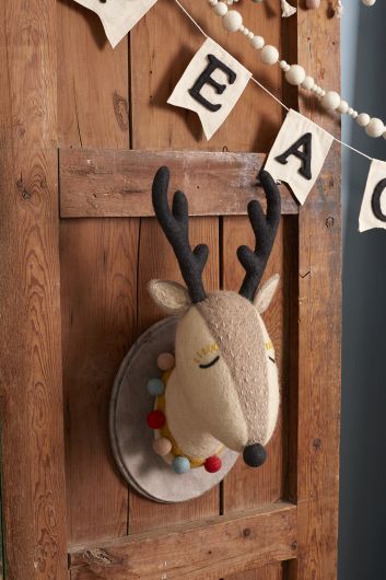 Winter Buddy Playful Animal Trophy Heads/Wall Mount By Accent Decor | Trophy Head | Modishstore - 4