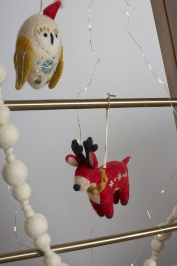 Woodland Holiday Ornament Set Of 6 By Accent Decor | Ornaments | Modishstore - 3