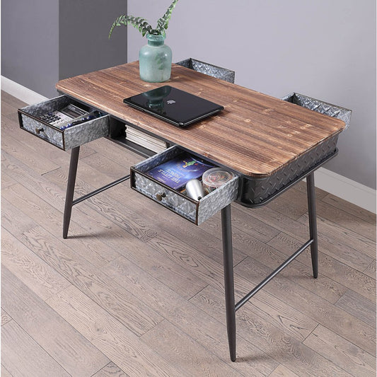 Forester Collection Desk W/ 2 Drawers By 4D Concepts | Desks | Modishstore