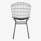 Manhattan Comfort Madeline Metal Chair with Seat Cushion  in Silver and Black | Chairs & Recliners | Modishstore-12