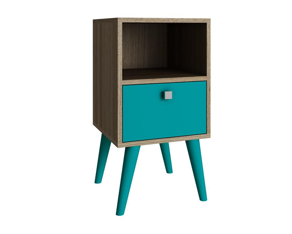 Accentuations by Manhattan Comfort Abisko Stylish Side Table with 1 Cubby and 1 Drawer | Side Tables | Modishstore-11
