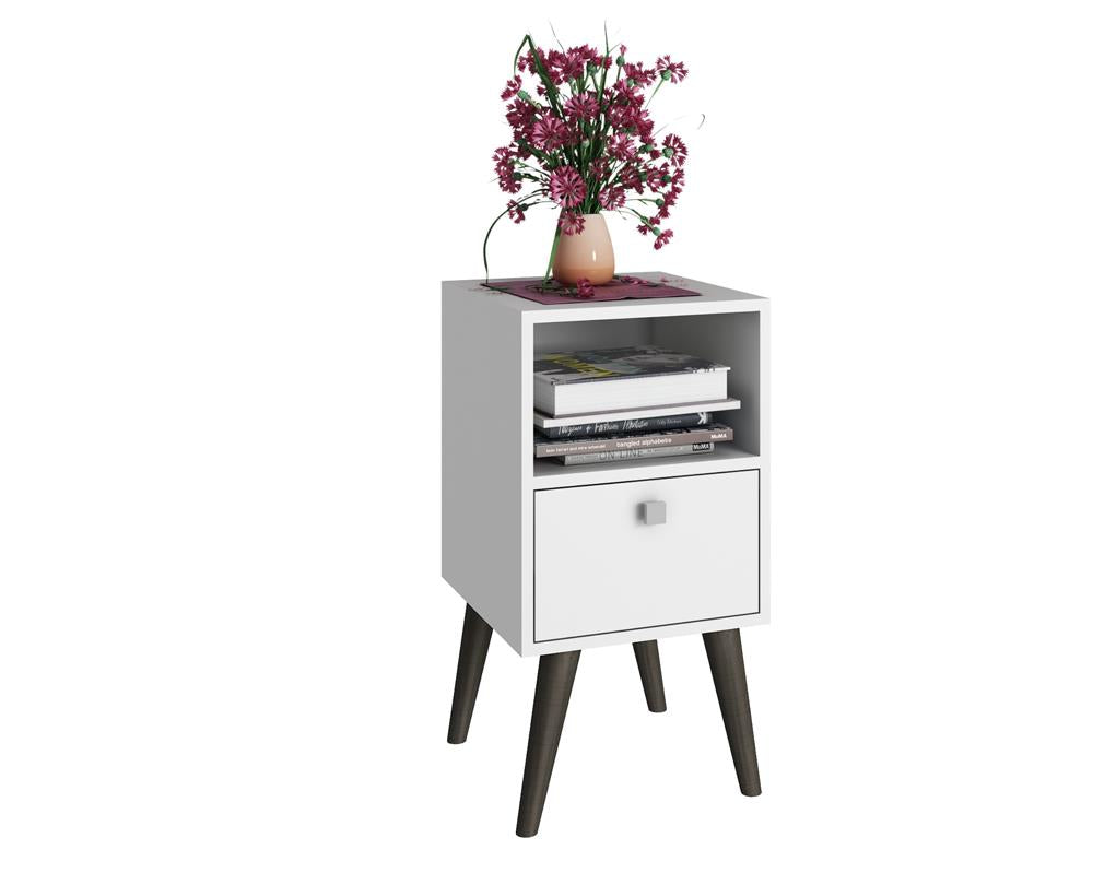 Accentuations by Manhattan Comfort Abisko Stylish Side Table with 1 Cubby and 1 Drawer | Side Tables | Modishstore-7