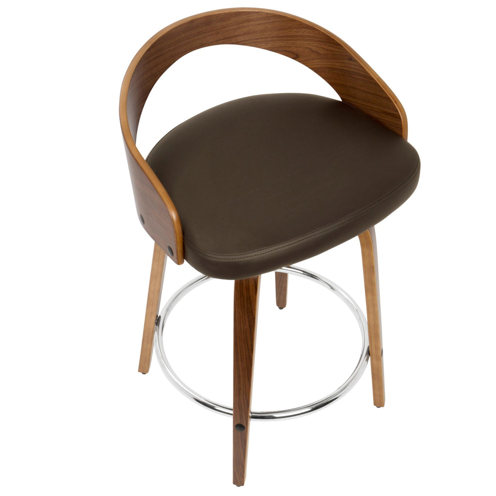 LumiSource Grotto Counter Stool - Set of 2-2