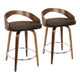 LumiSource Grotto Counter Stool - Set of 2-34
