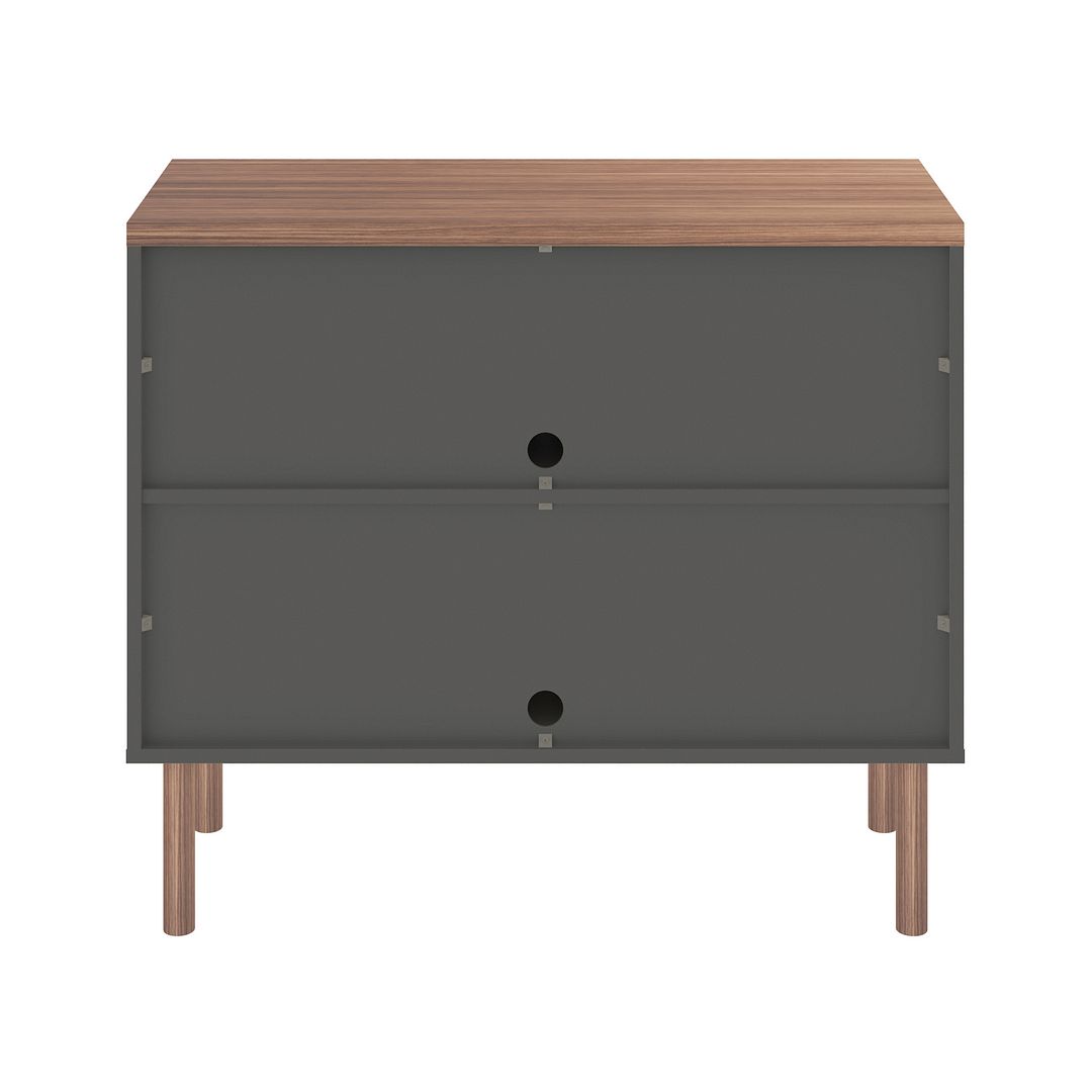 Manhattan Comfort Windsor 35.43 Modern Accent Cabinet with Solid Top board and Legs in Grey and Nature | Cabinets | Modishstore-3