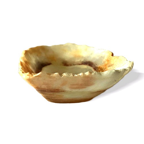 Raw Edge Natural Free Form Onyx Bowl - Small | ModishStore | Decorative Bowls