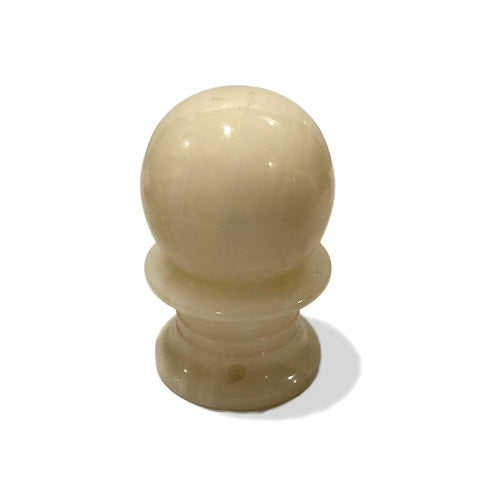 White Onyx Ball Shaped Table Lamp | ModishStore | Table Lamps