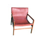 Lyon Leather Sling Arm Chair | ModishStore | Accent Chairs-7