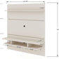 Manhattan Comfort Tribeca 62.99 Mid-Century Modern Floating Entertainment Center with Décor Shelves in Off White | TV Stands | Modishstore - 6