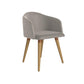 Manhattan Comfort Kari Velvet Matelassé Accent Chair in Beige - Set of 2 | Accent Chairs | Modishstore-3