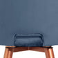 Manhattan Comfort Selina Velvet Accent Chair in Blue - Set of 2 | Accent Chairs | Modishstore-3