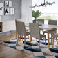 Manhattan Comfort 7-Piece Utopia 62.99" Dining Set with 6 Dining Chairs | Dining Sets | Modishstore-21
