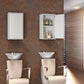 Manhattan Comfort Smart 13.77" Metal 2-Piece Floating Cabinet in White | Cabinets | Modishstore
