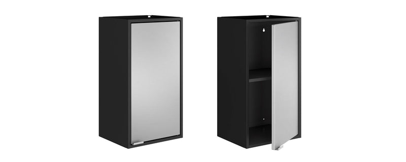 Manhattan Comfort Smart 13.77" Metal 2-Piece Floating Cabinet in White | Cabinets | Modishstore-5