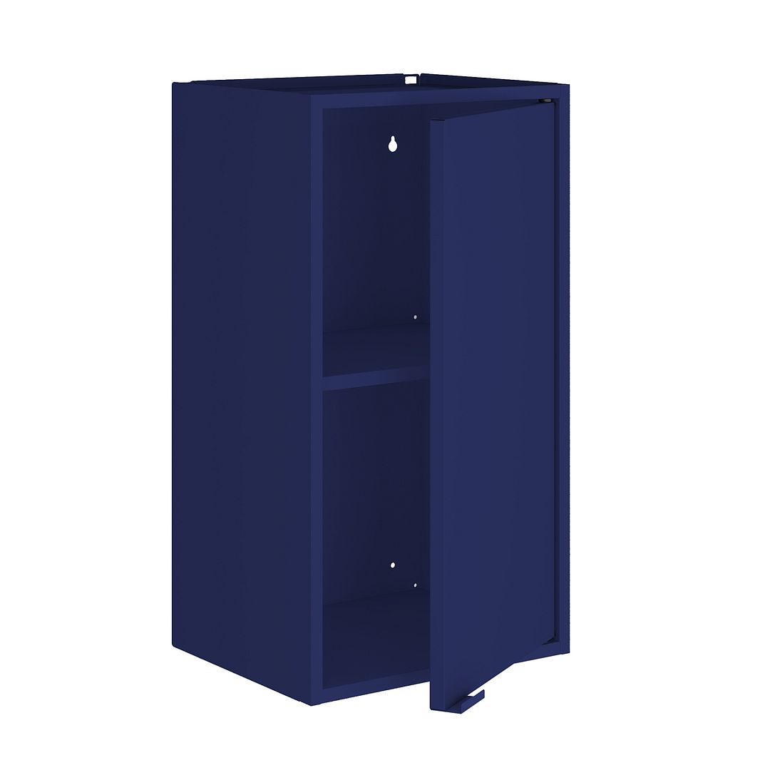 Manhattan Comfort Smart 13.77" Metal 2-Piece Floating Cabinet in White | Cabinets | Modishstore-9