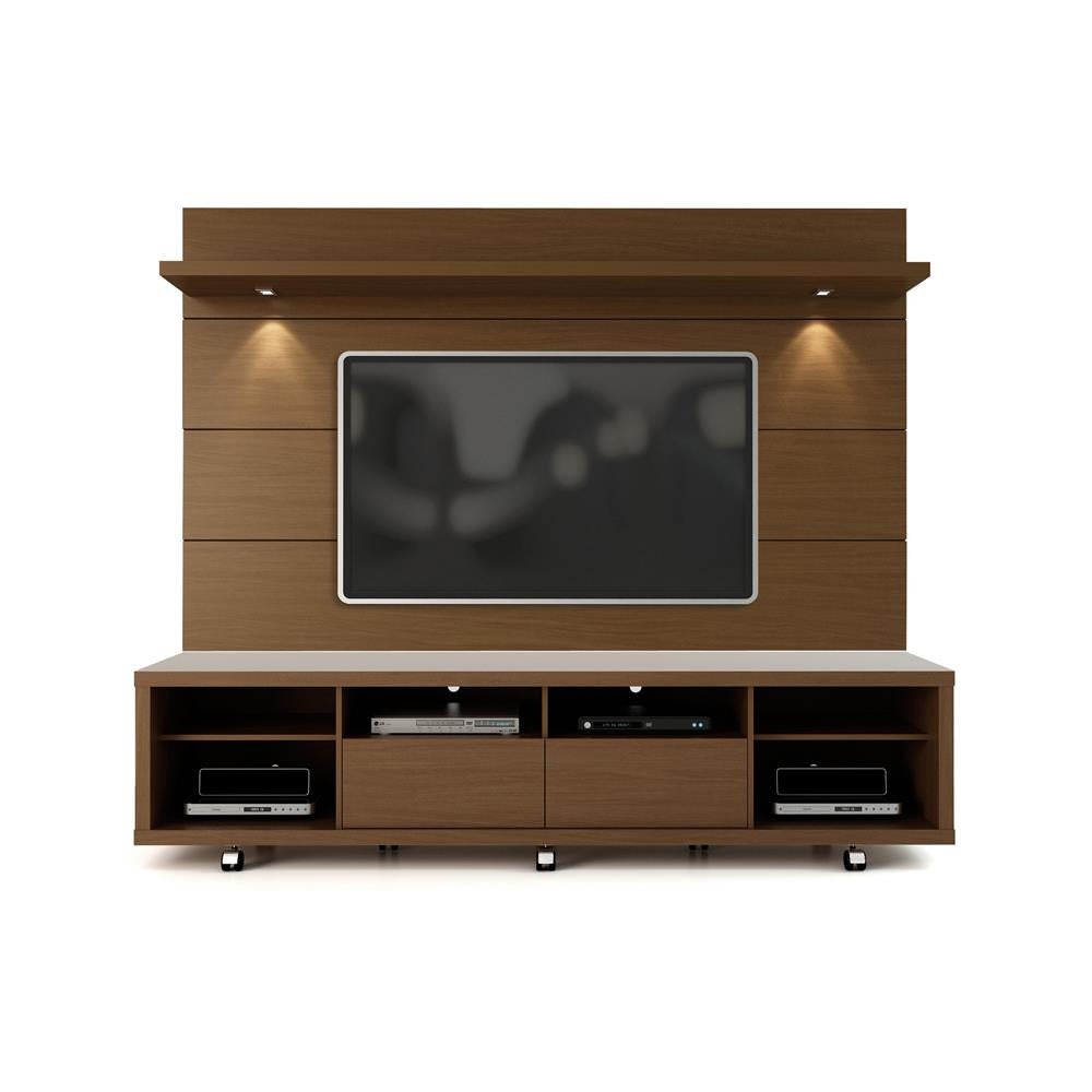 Manhattan Comfort Cabrini TV Stand and Floating Wall TV Panel with LED Lights 2.2 | TV Panels | Modishstore-7