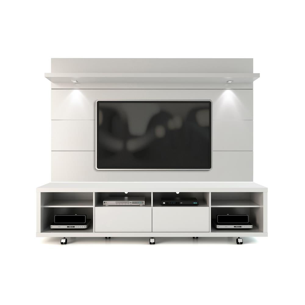 Manhattan Comfort Cabrini TV Stand and Floating Wall TV Panel with LED Lights 2.2 | TV Panels | Modishstore-6