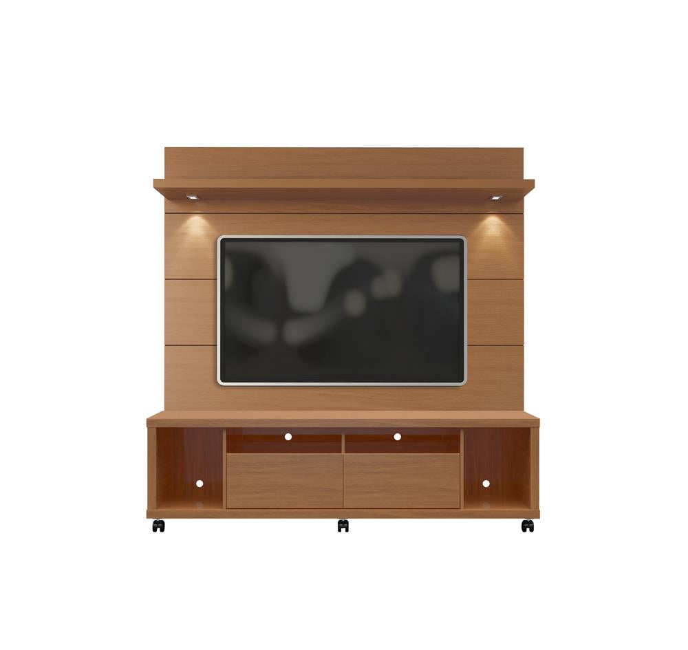 Manhattan Comfort Cabrini TV Stand and Floating Wall TV Panel with LED Lights 1.8 | TV Panels | Modishstore-8
