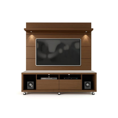 Manhattan Comfort Cabrini TV Stand and Floating Wall TV Panel with LED Lights 1.8 | TV Panels | Modishstore-6